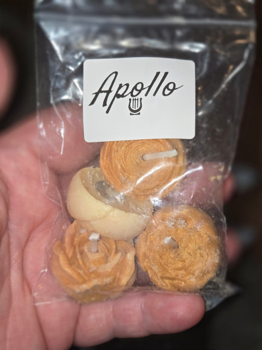 Apollo offering floral tealight candles 4 pack