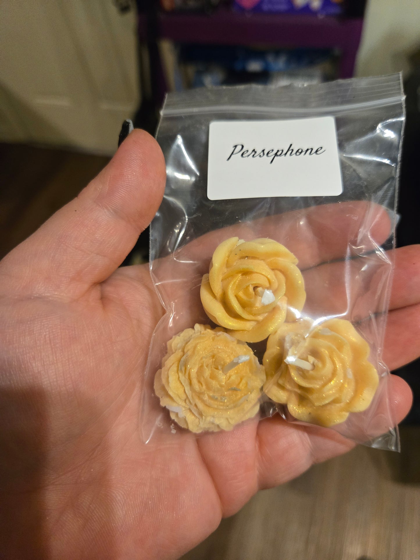 Persephone Deity tealight candles 3 pack