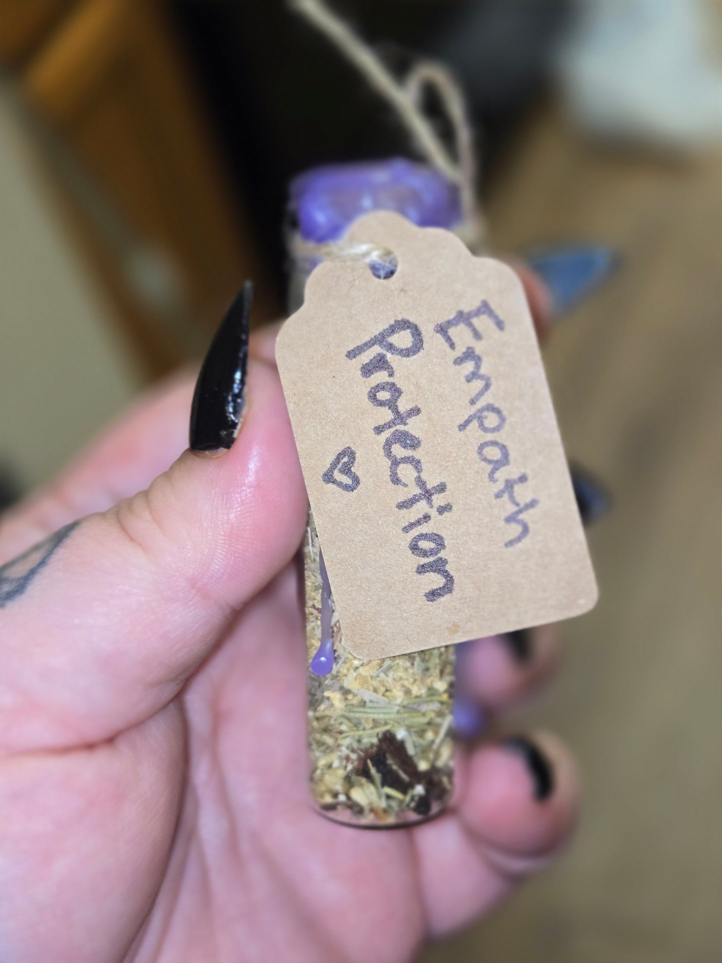 Empath protection spell jar