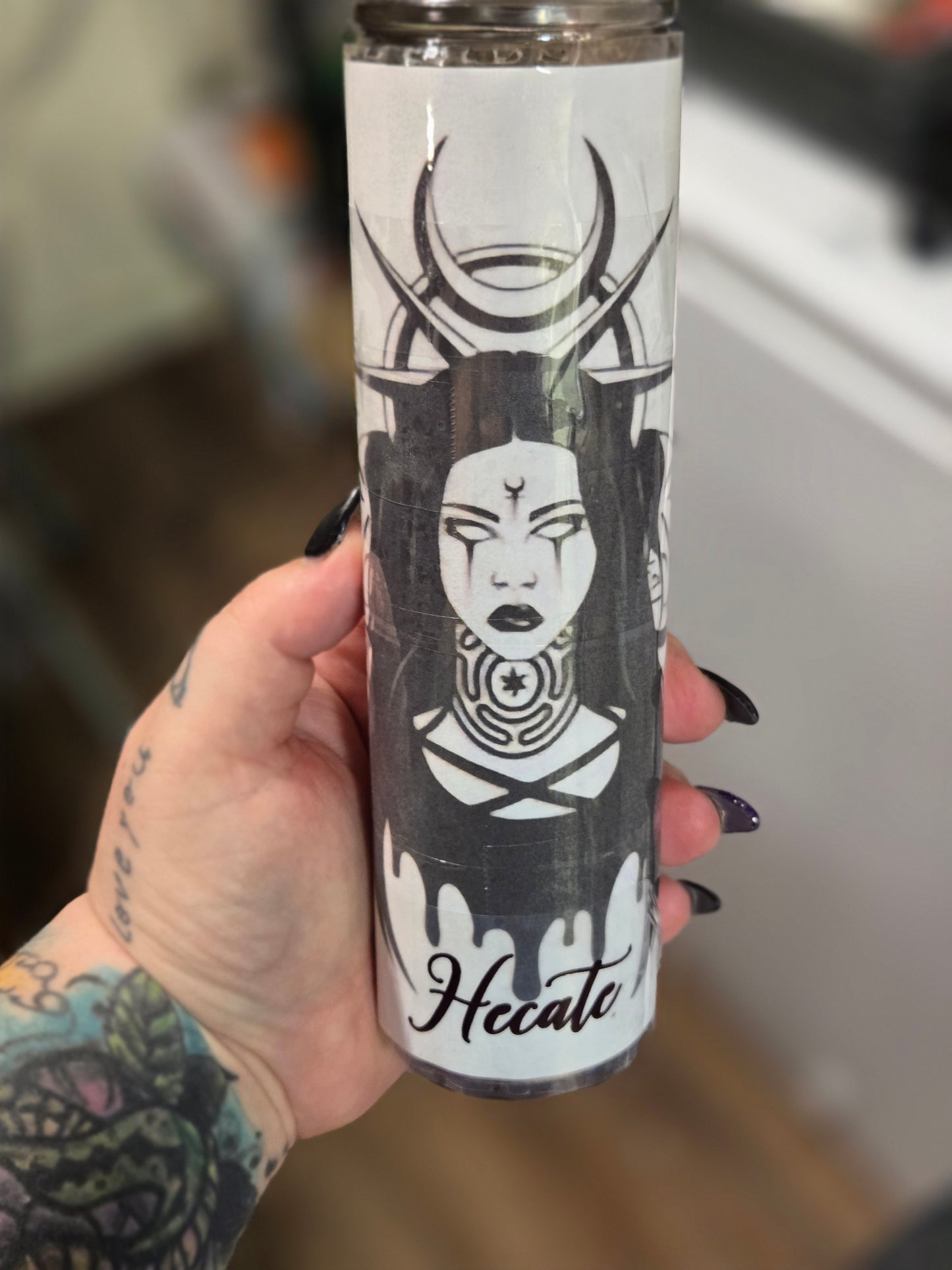 Large Custom Hecate Altar Candle