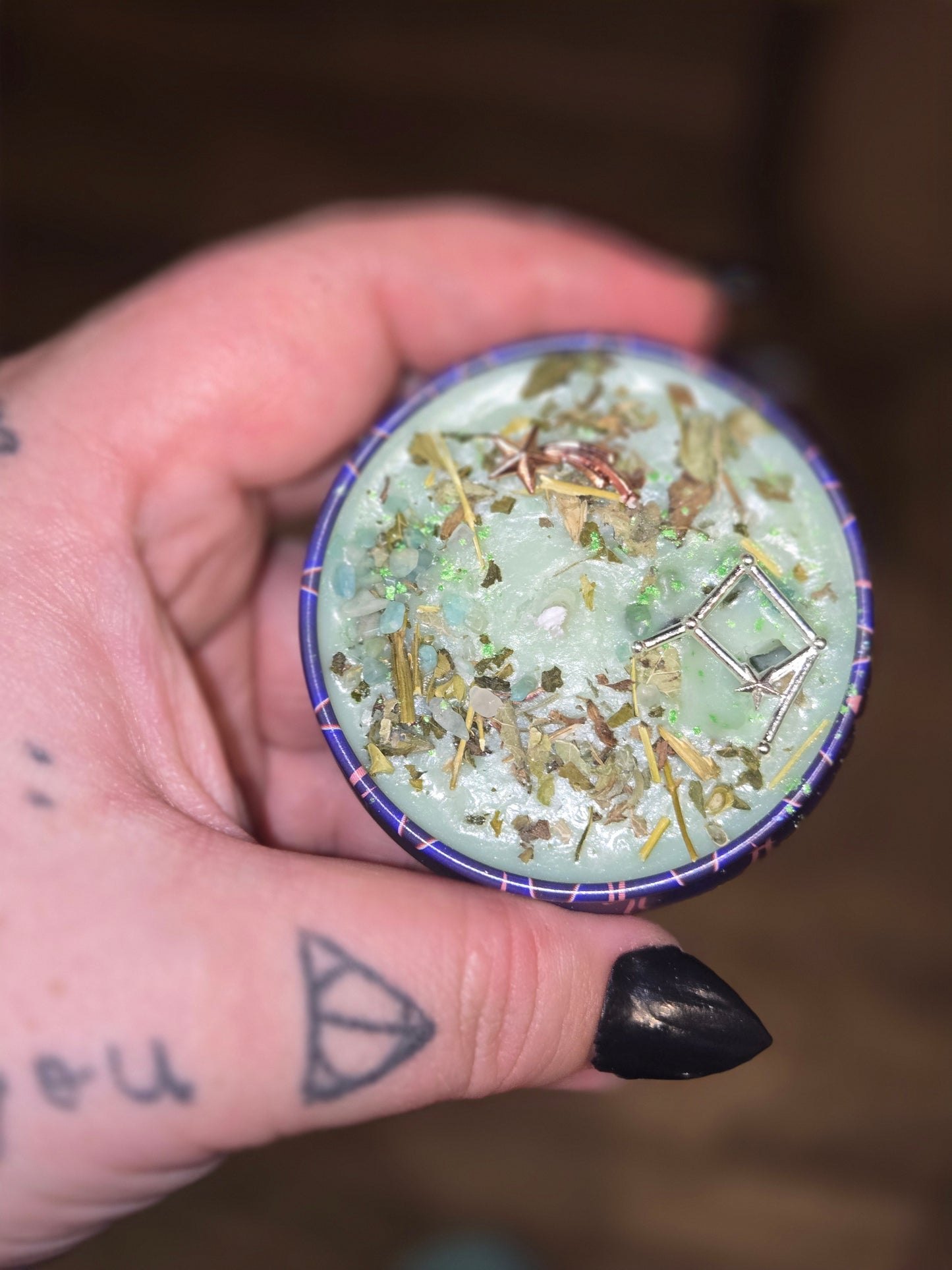 Virgo zodiac candle and matching wax melts