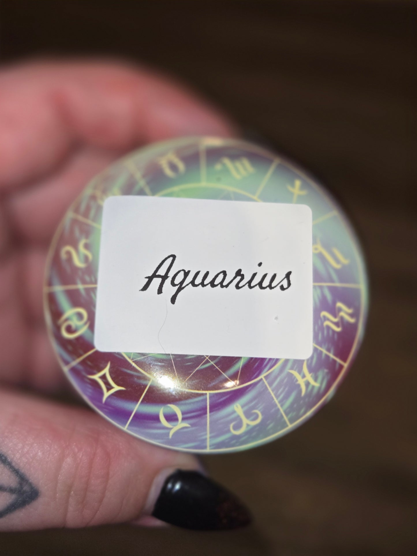 Aquarius zodiac 2 oz candle and matching wax melt