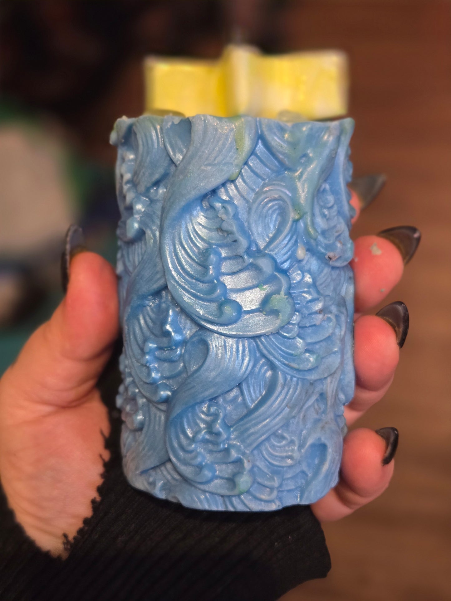 Poseidon large altar candle