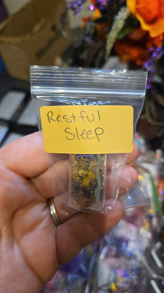 Restful sleep spell jar