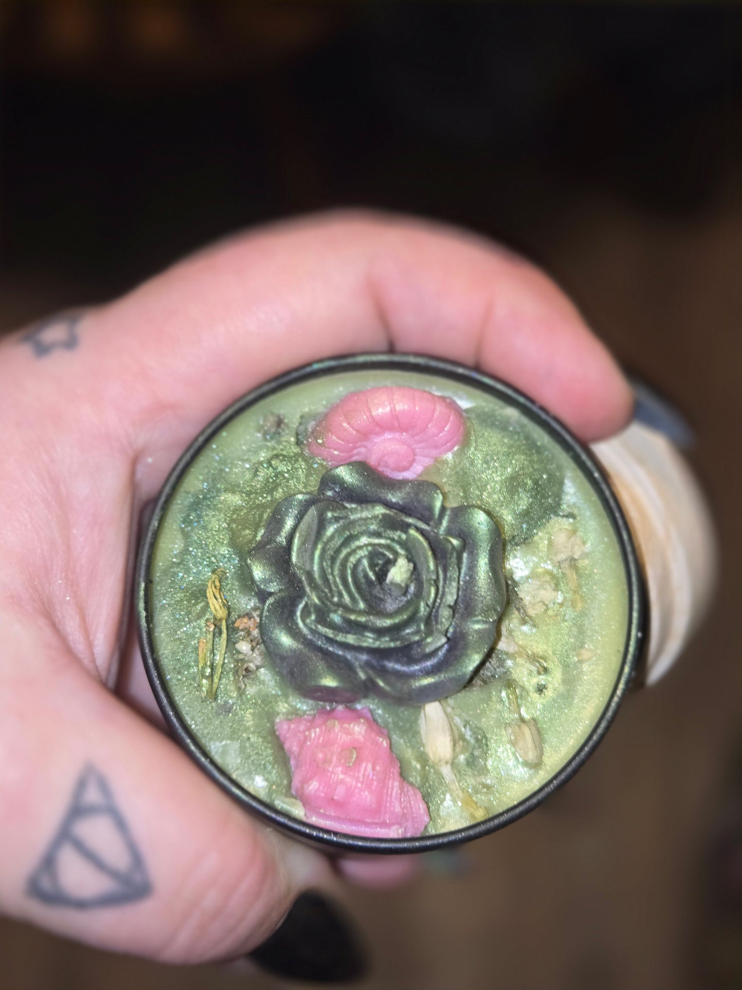 Medusa deity candle