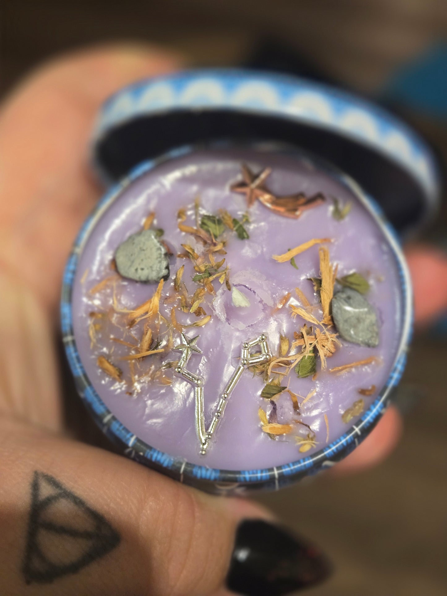 Sagittarius zodiac candle and matching wax melts