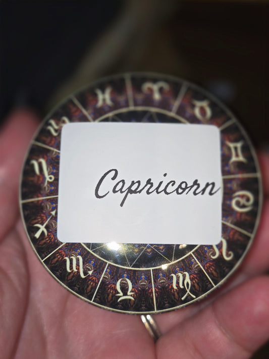 Capricorn zodiac candle and matching wax melts