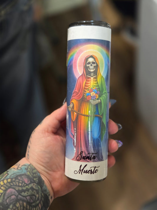 Santa Muerte Large Altar Imagery candle