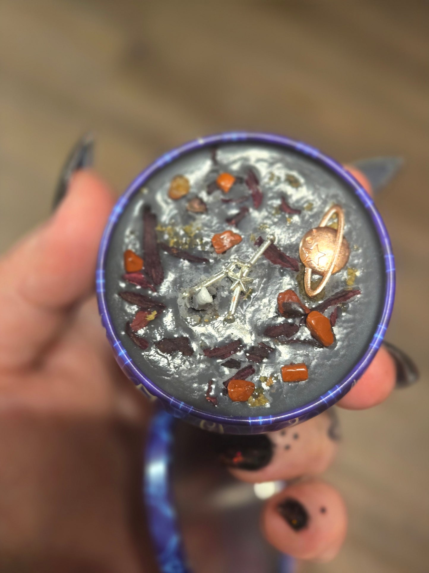 Scorpio zodiac candle and matching wax melts