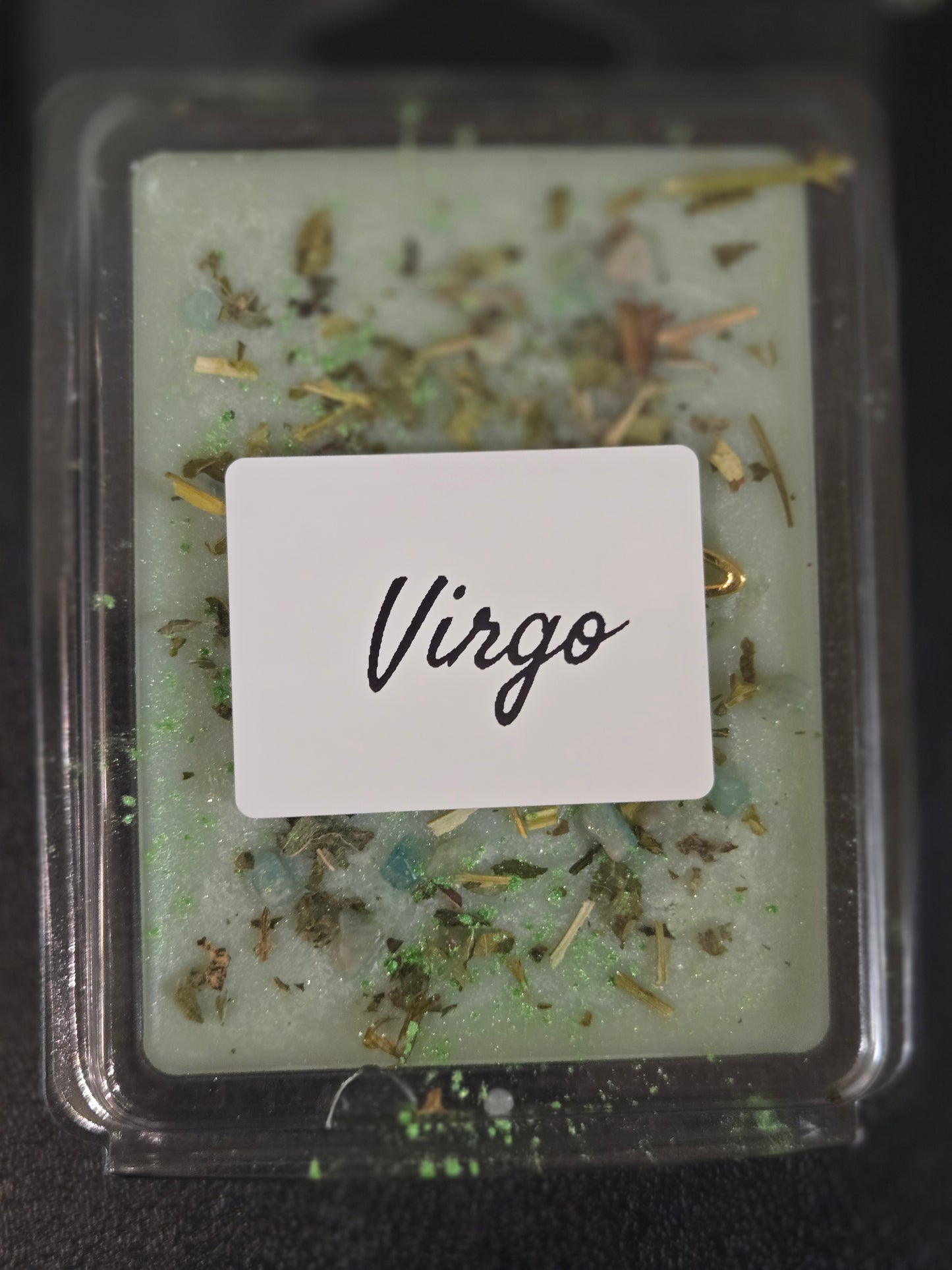 Virgo zodiac candle and matching wax melts