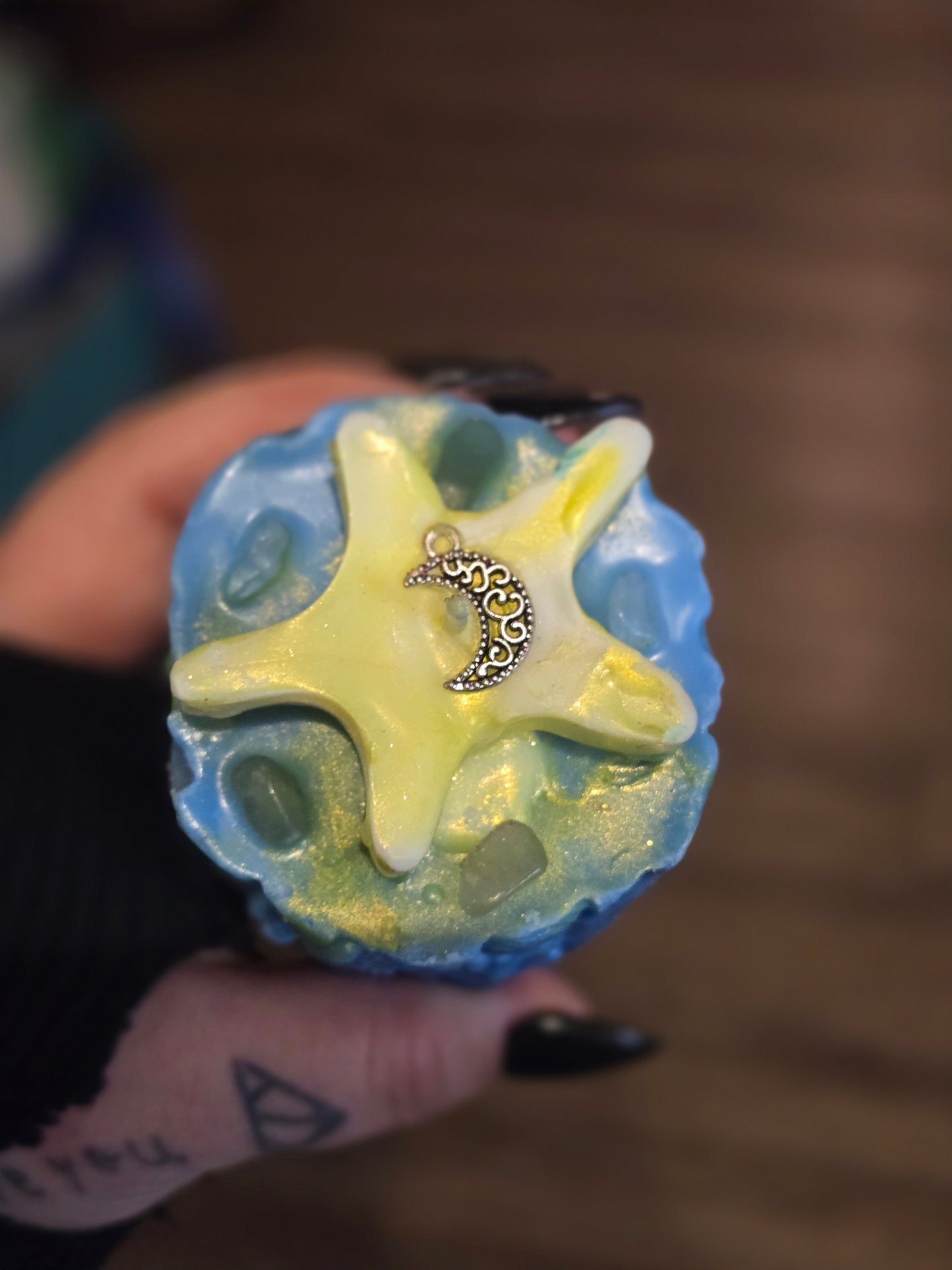 Poseidon large altar candle