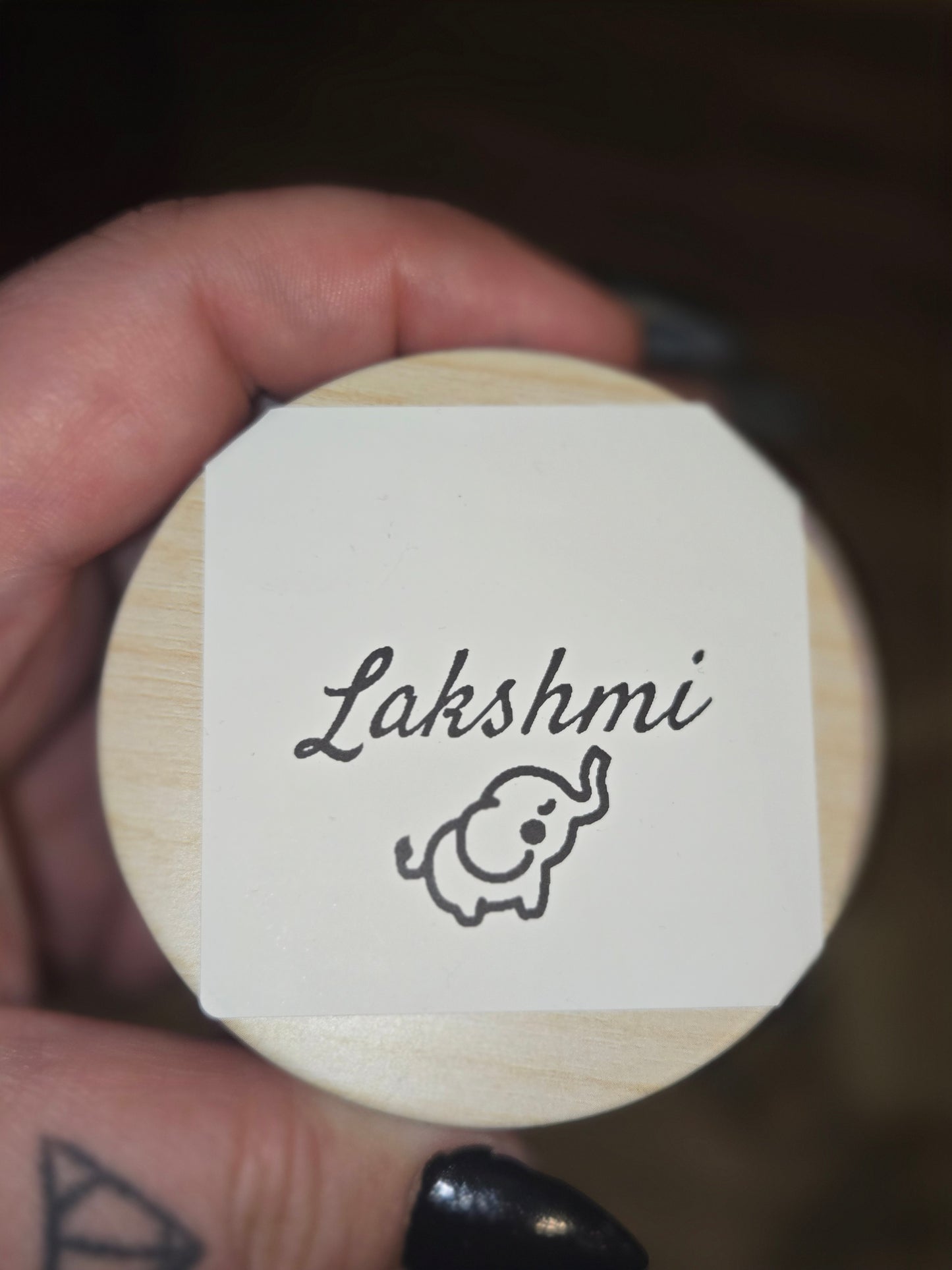 Lakshmi Deity candle