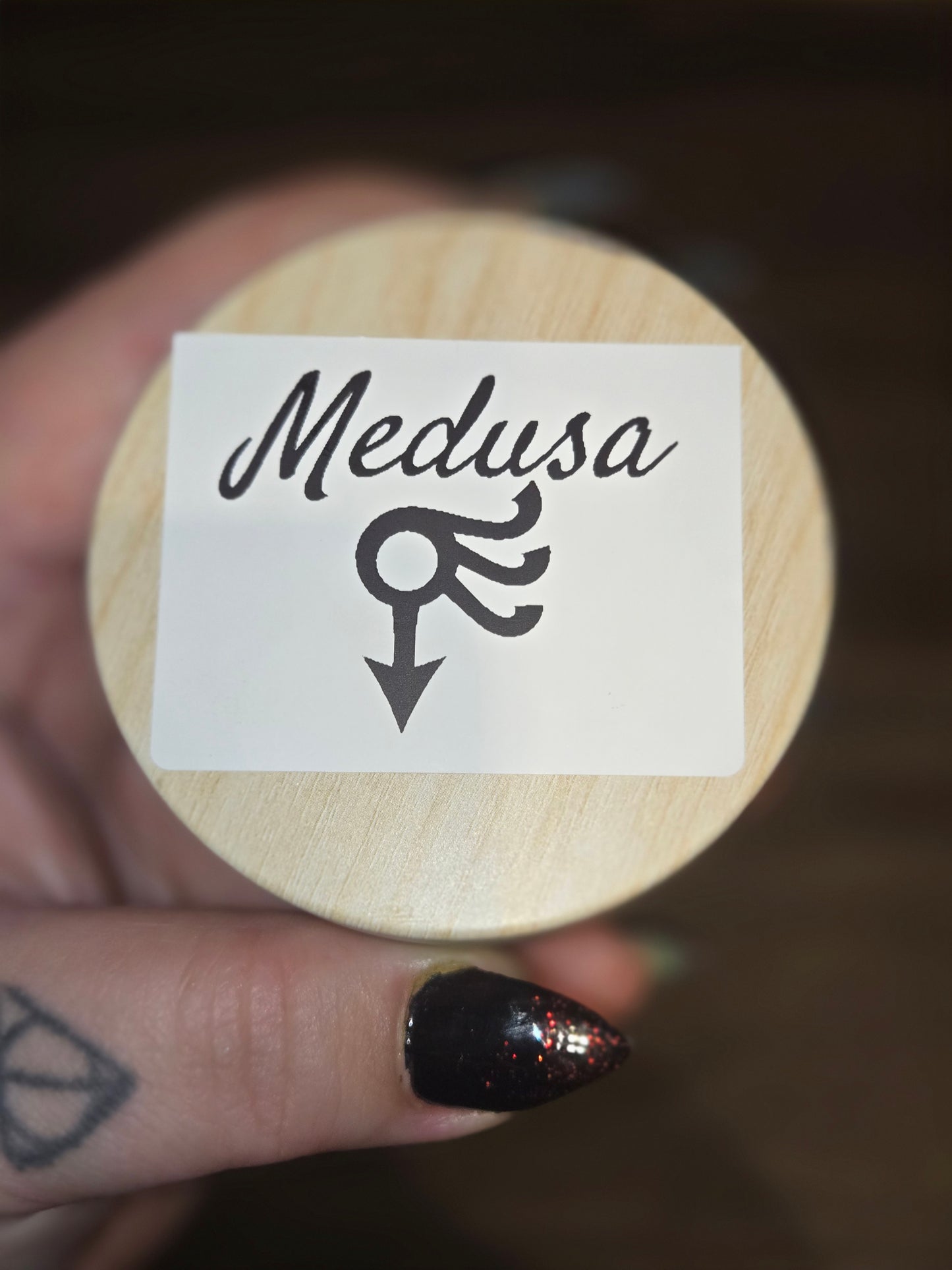 Medusa deity candle